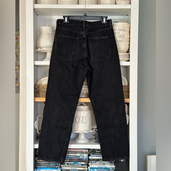 Agolde Black Ankle Cropped Jeans - Picture 3 of 14